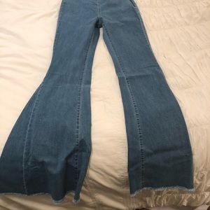 Never worn bell bottom jeans!!